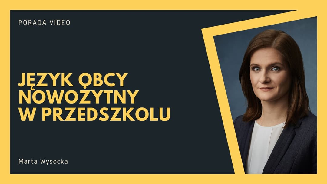 Język obcy nowożytny w przedszkolu 
