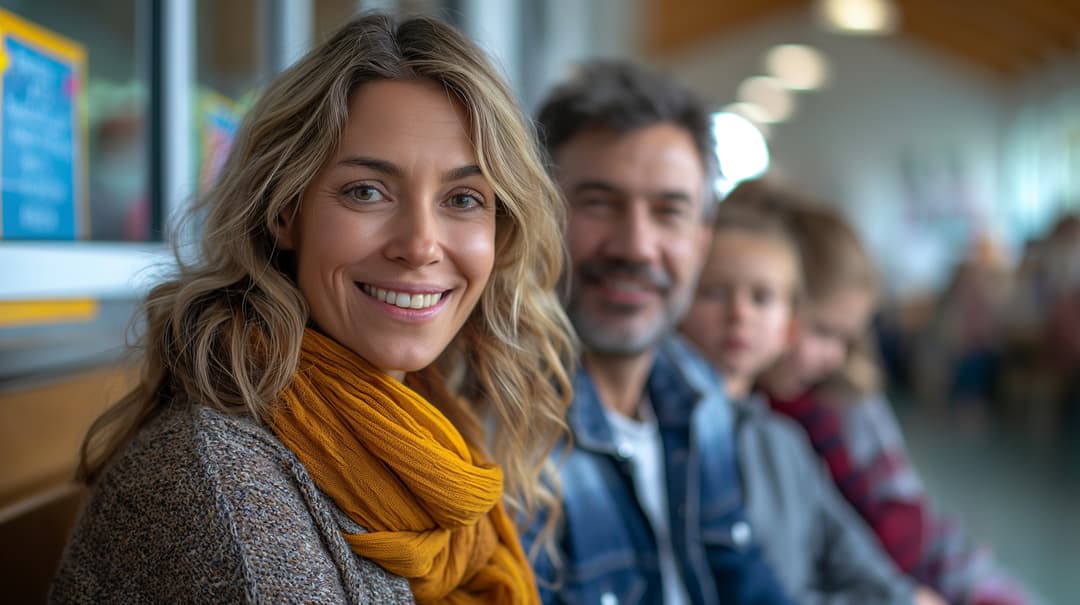 Rada rodziców w przedszkolu. Na zdjęciu: rodzic z rady rodziców przedszkola