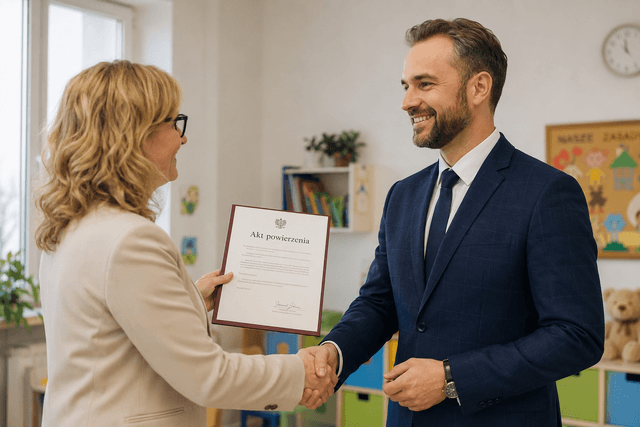 Zmiana dyrektora lub wicedyrektora od 1 września – jak przygotować przedszkole i szkołę do przekazania obowiązków