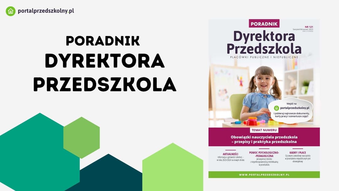 Sierpień/wrzesień 2023 z Poradnikiem Dyrektora Przedszkola