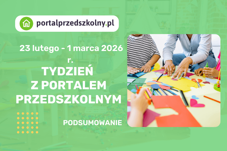 Zapraszamy na tygodniowe podsumowanie nowości na portalprzedszkolny.pl.