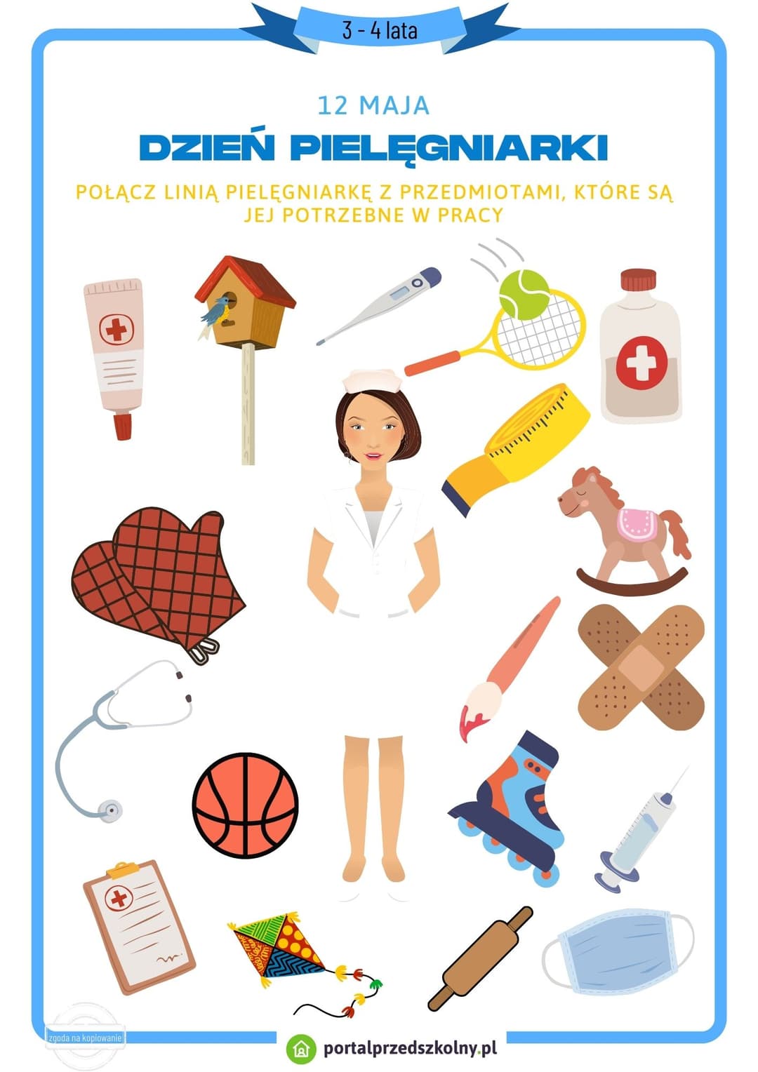 Dzień pielęgniarki 3-4 lata