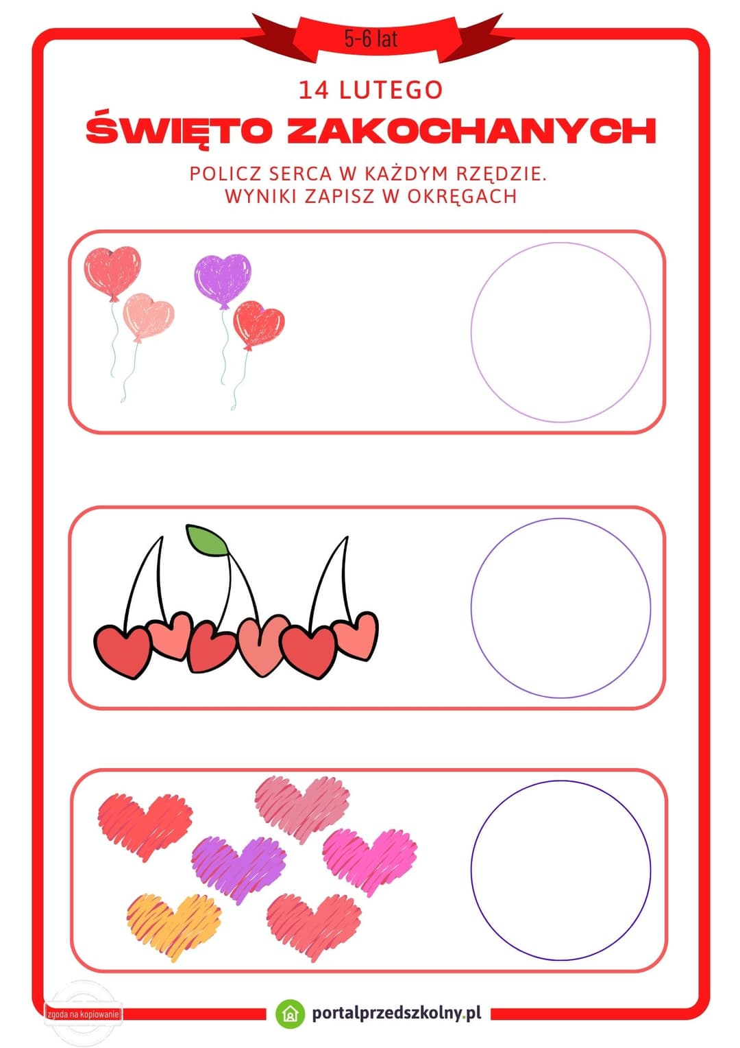 14 lutego święto zakochanych 5-6 lat