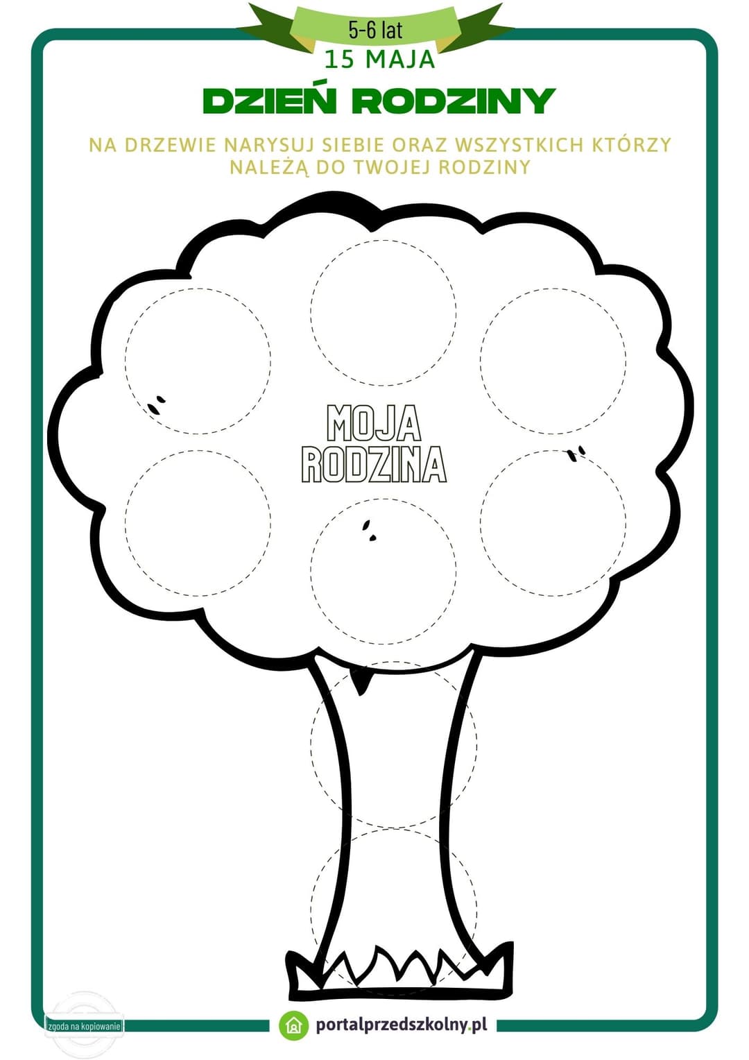 dzień rodziny 5-6 lat