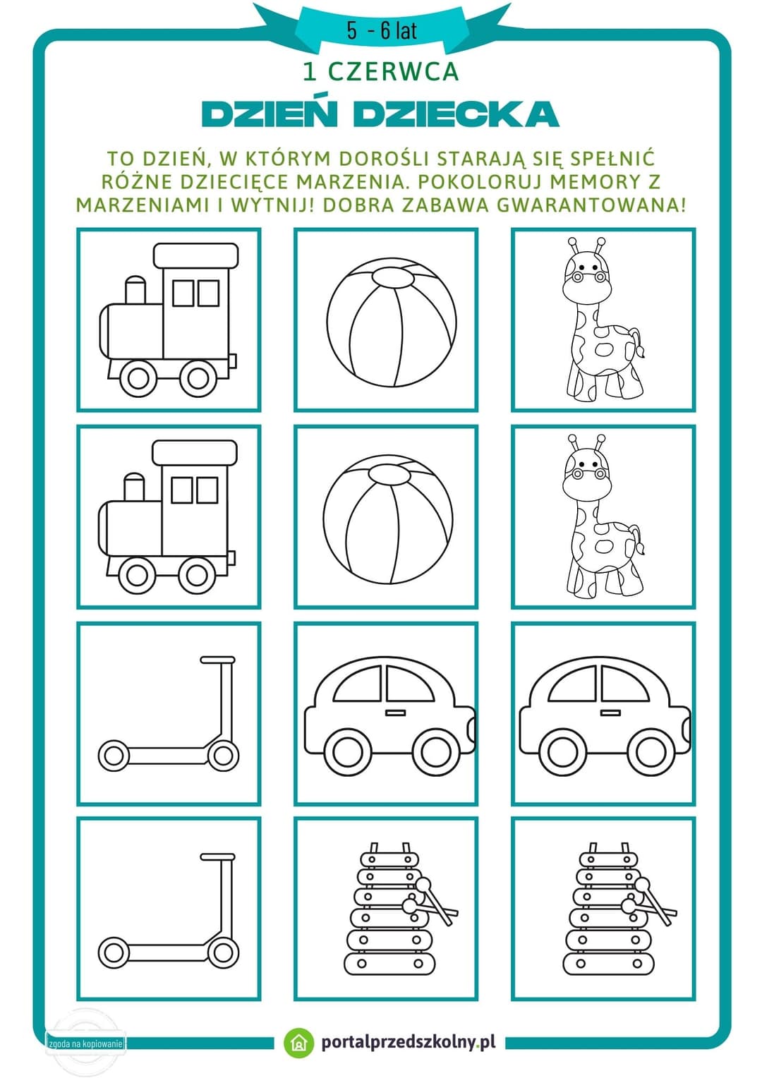 Dzień Dziecka 5 - 6 lat