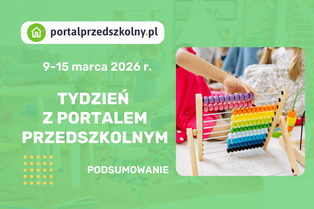 Zapraszamy na tygodniowe podsumowanie nowości na portalprzedszkolny.pl. 