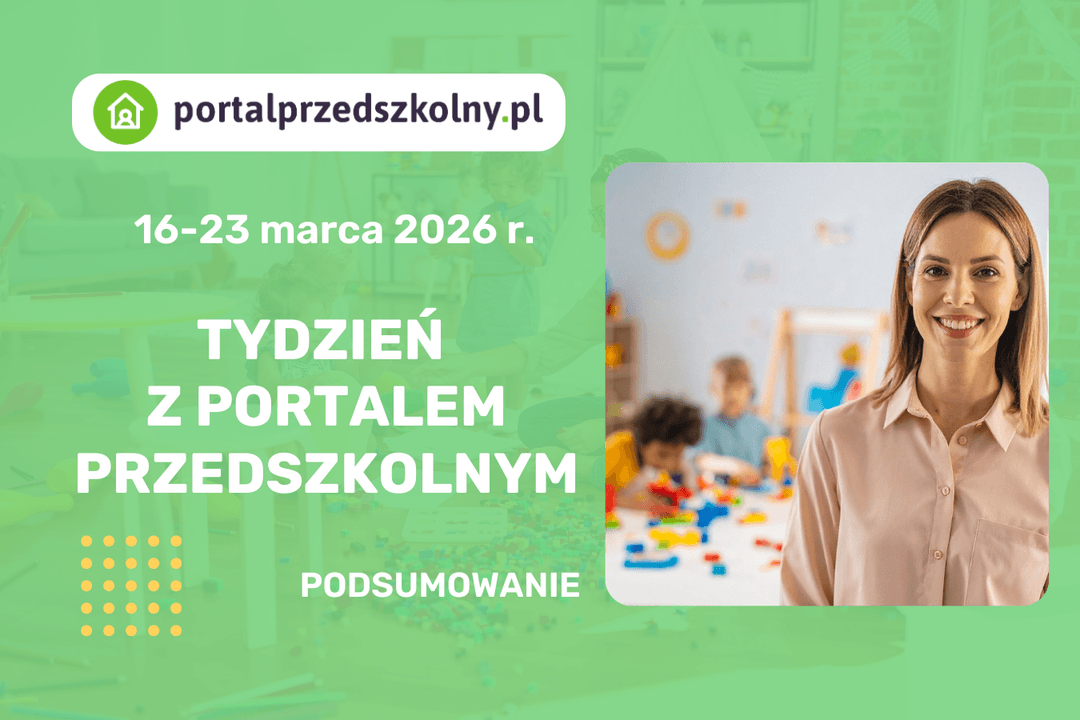 Zapraszamy na tygodniowe podsumowanie nowości na portalprzedszkolny.pl. 