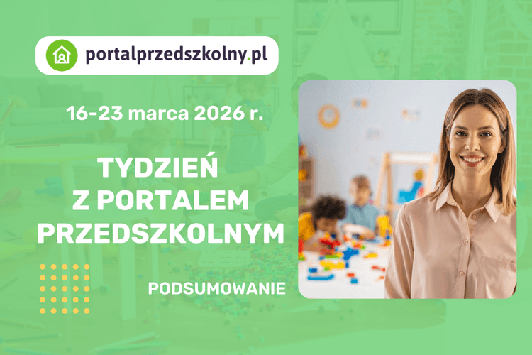 Zapraszamy na tygodniowe podsumowanie nowości na portalprzedszkolny.pl. 