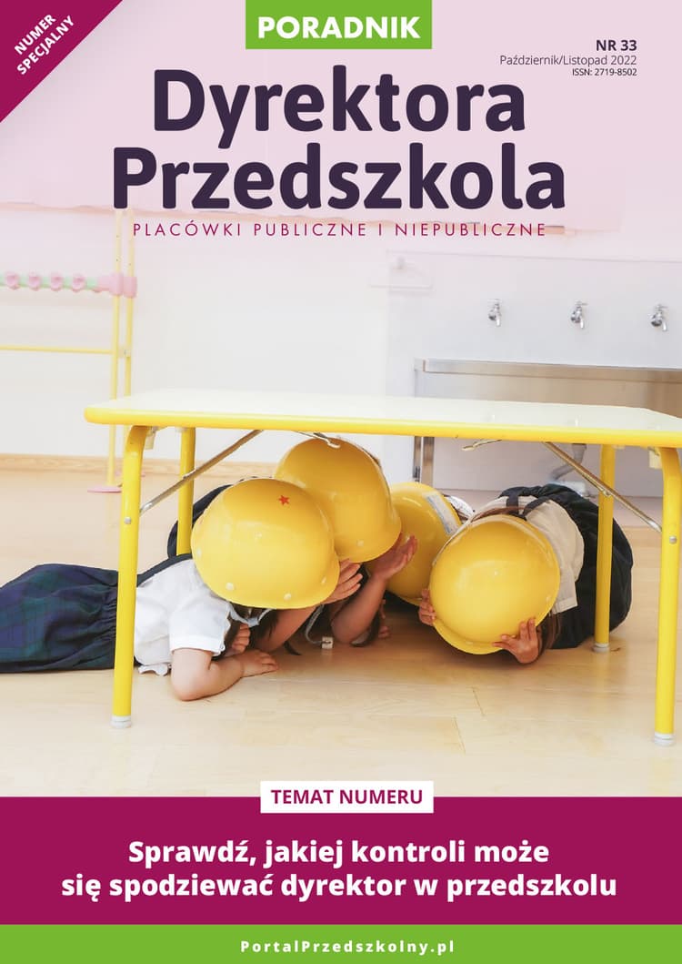 Poradnik dyrektora przedszkola nr specjalny 33 5AZ0033