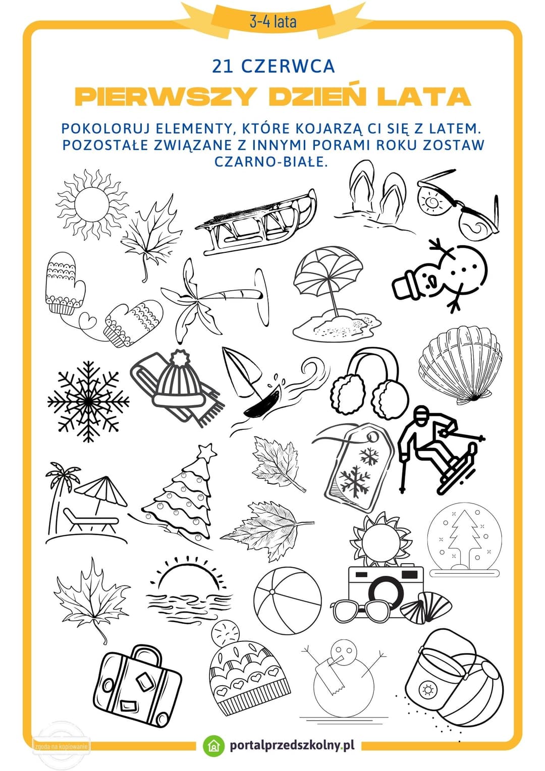 pierwszy dzień lata 3-4lata