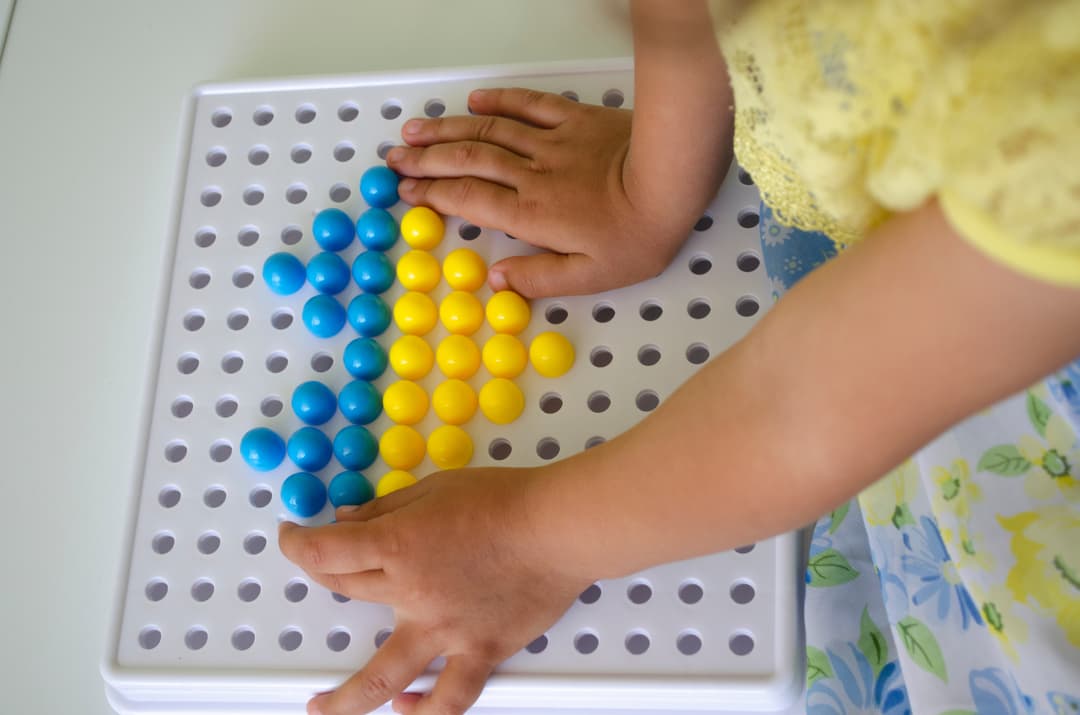 Dzieci z Ukrainy w przedszkolu. Na zdjęciu: dziecko z Ukrainy w polskim przedszkolu