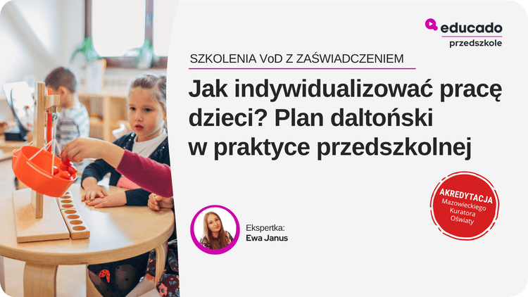 Plan daltoński w przedszkolu – edukacja, współpraca, samodzielność