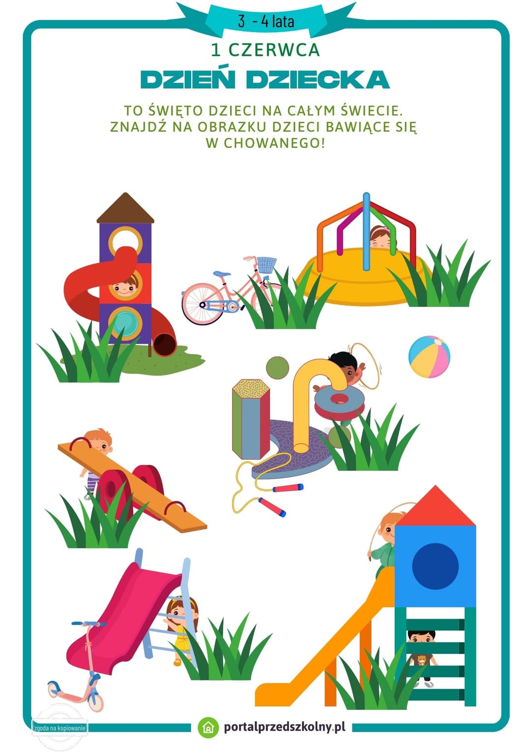 Dzień Dziecka 3 - 4 lata