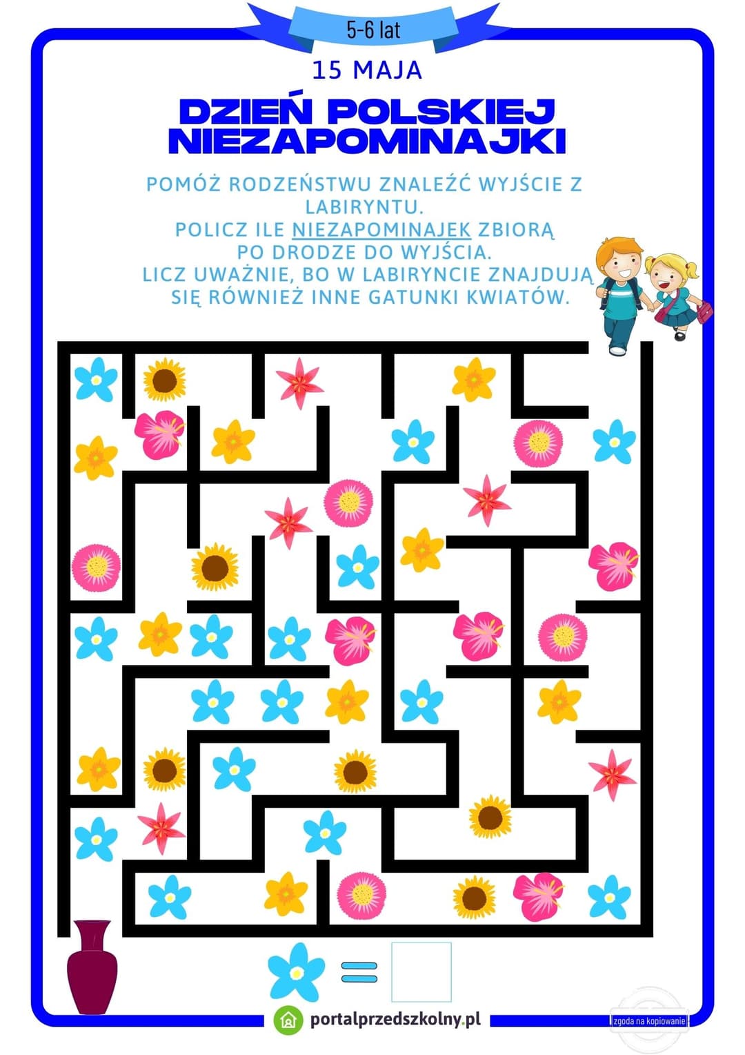 dzień polskiej niezapominajki 5-6 lat