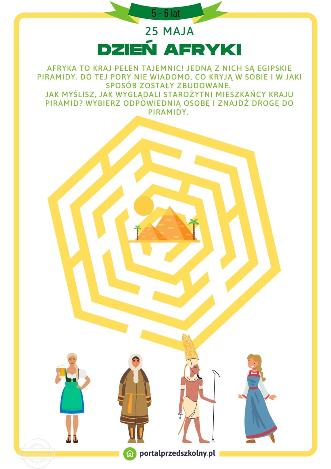 dzień afryki 5-6 lat