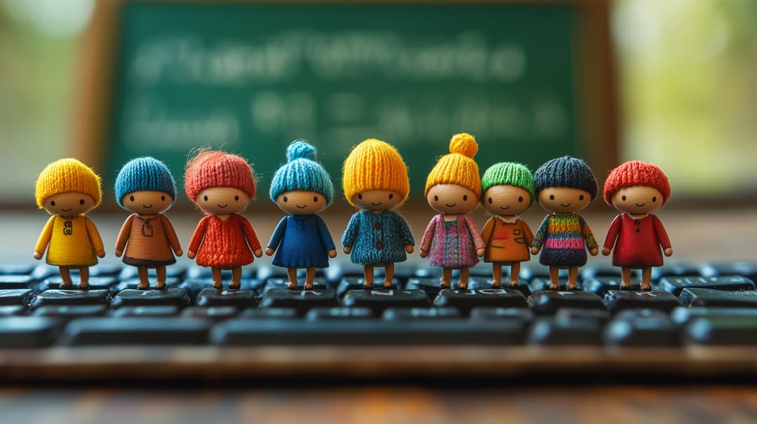 Standardy ochrony małoletnich w przedszkolu. Na zdjęciu figurki przedstawiające dzieci.