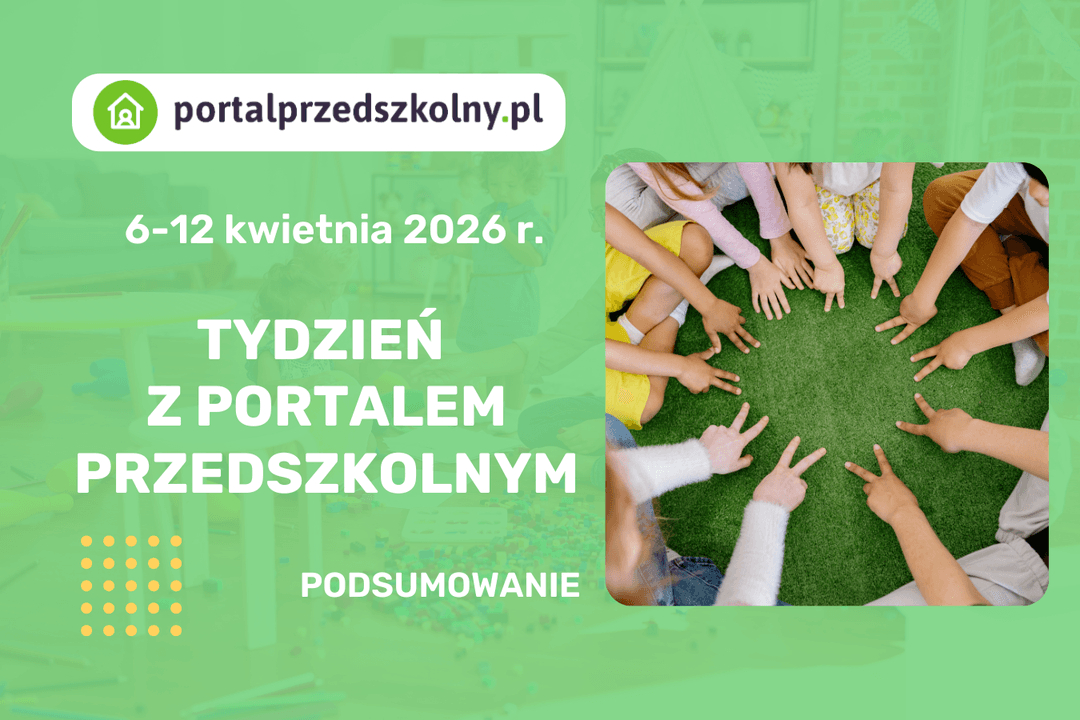 Zapraszamy na tygodniowe podsumowanie nowości na portalprzedszkolny.pl. 