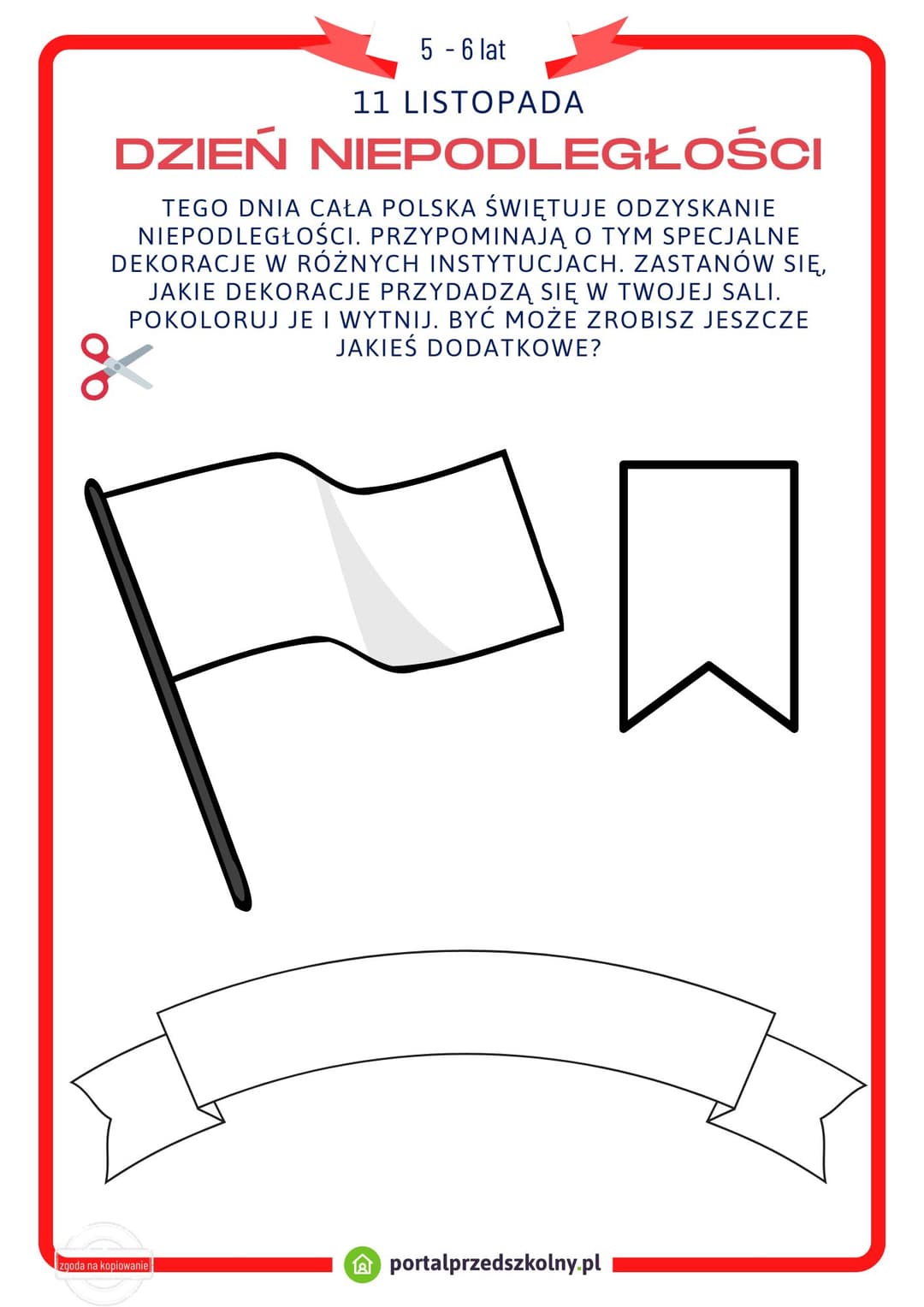 11.11 Dzień Niepodległości 5 - 6 lat