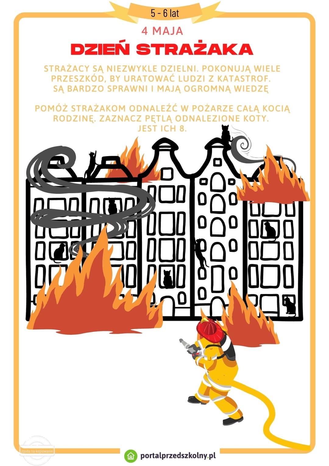 dzień strażaka 5-6 lat