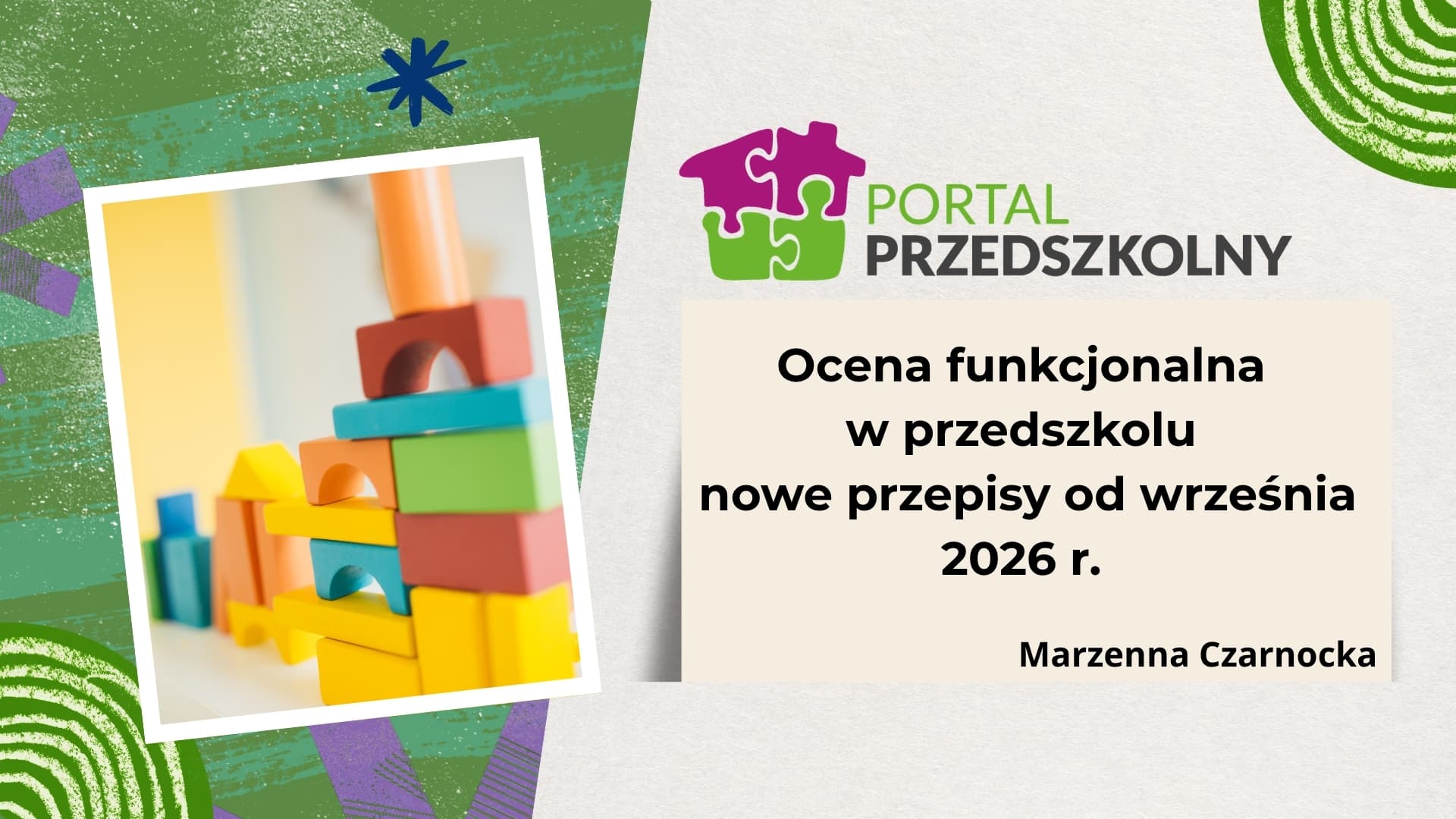 Ocena funkcjonalna w przedszkolu od 1 września 2026 r.