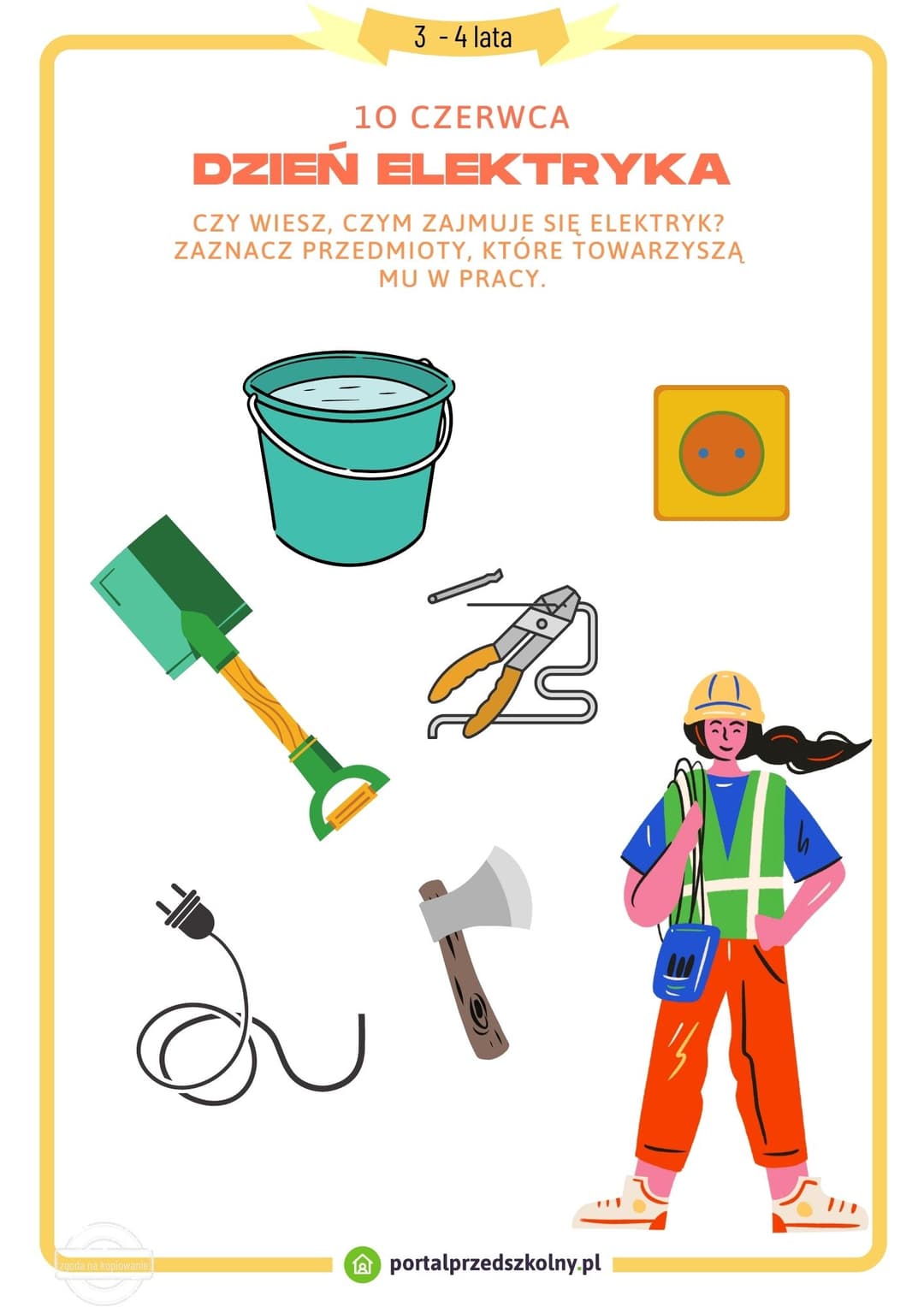Dzień Elektryka 3 - 4 lata