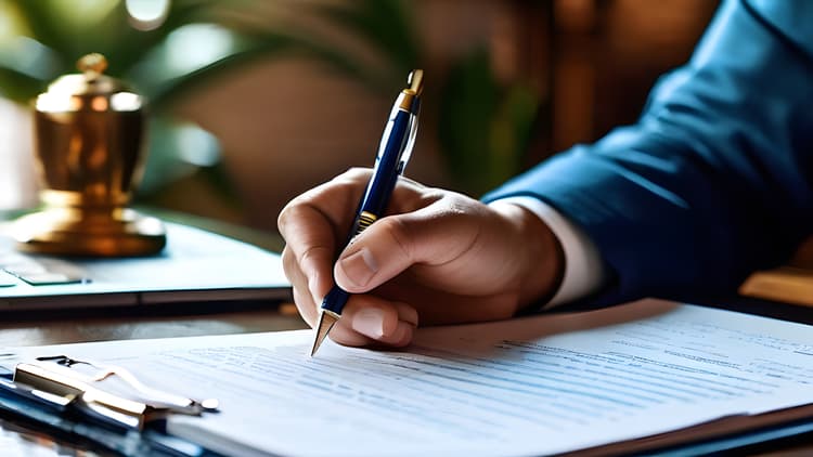 Umowa na zastępstwo w przedszkolu niepublicznym – zasady i wyjątki. Na zdjęciu: dokument, umowa o pracę