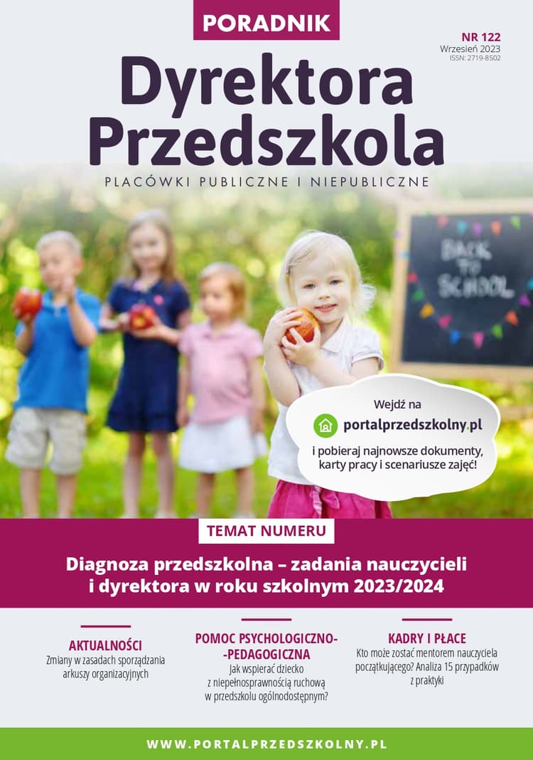   Poradnik Dyrektora Przedszkola wrzesień 2023