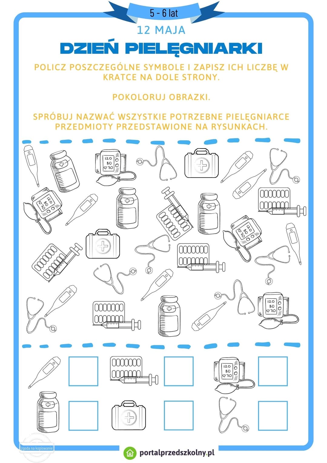 Dzień pielęgniarki 5-6 lat