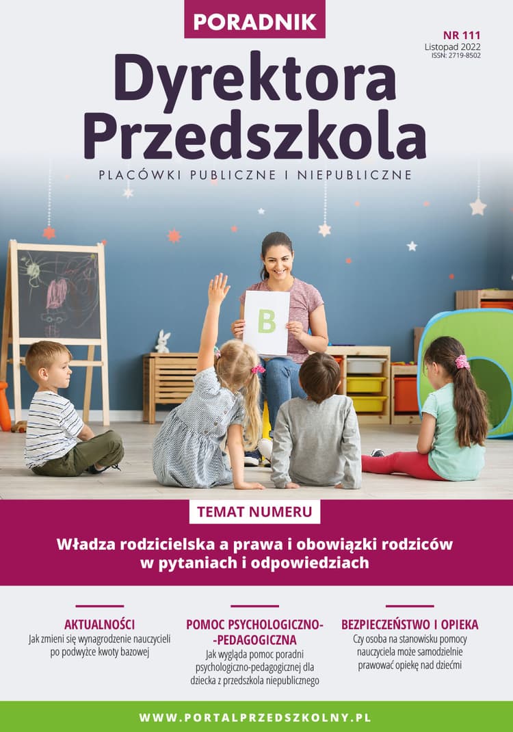 Poradnik dyrektora przedszkola nr 111 4AZ0111