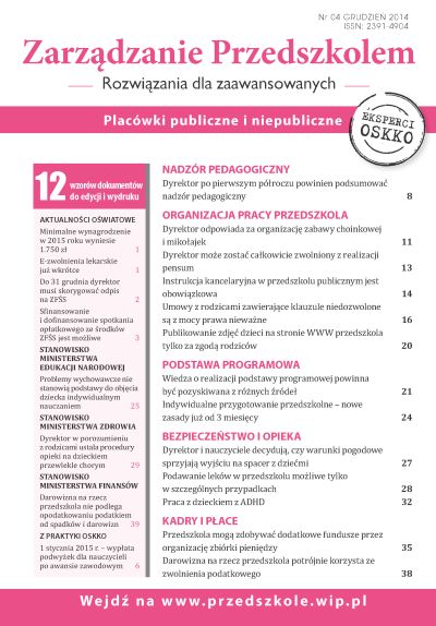 Numer 4 - grudzień 2014