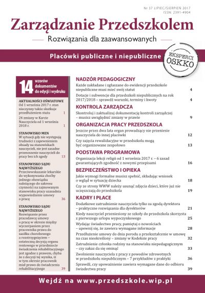 Numer 37 Lipiec/Sierpień 2017 r.