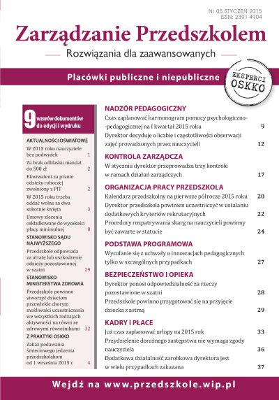 Numer 5 - styczeń 2015