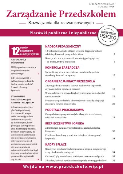 Zarzadzanie przedszkolem nr 26 4AZ0026