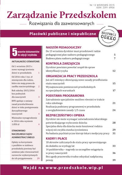 Numer 13, wrzesień 2015