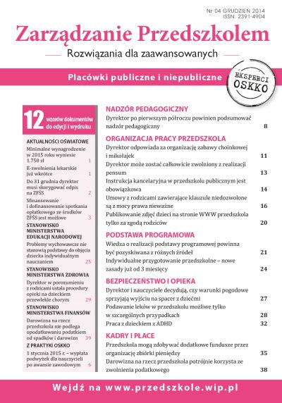 Numer 4 - grudzień 2014