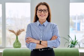 Zebranie z rodzicami w przedszkolu. Na zdjęciu: dyrektorka przedszkola